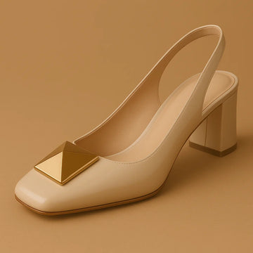 mules élégantes femme, slingback vernis imperméable, sandales classiques en cuir, escarpins mule soirée, chaussures femme talon 7 cm, sandales avec plateforme confort, chaussures bout pointu chic, sandales imperméables vernies, escarpins artisanaux femme, sandales soirée 2025 tendance